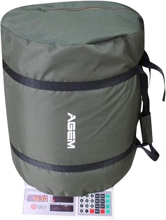 Сплячий мішок AGEM Winter для дорослих: 3-4 сезони, кемпінг, рибалка, 225x100 см, 4-5 кг