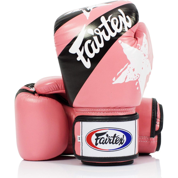 Боксерські рукавички Fairtex BGV1 14 oz рожеві для муай-тай, боксу, ММА, унісекс, легкі та ударопоглинаючі