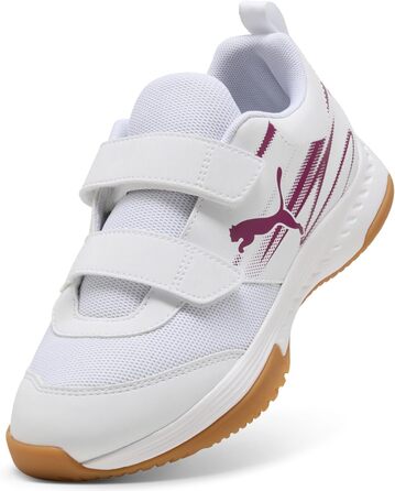 Дитячі кросівки для залу Puma Varion II V Jr Indoor Court Shoe (29 EU, білий, Puma White Berry)