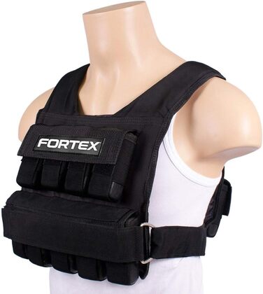 Утяжелитель Fortex 10-20 кг знімними вантажами | Жилет для фітнесу та тренувань