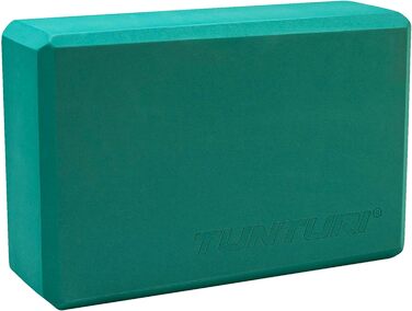 Блок для йоги Tunturi Outdoor, пінний, 93 г, помаранчевий/блакитний/бірюзовий, для йоги, пілатесу, фітнесу