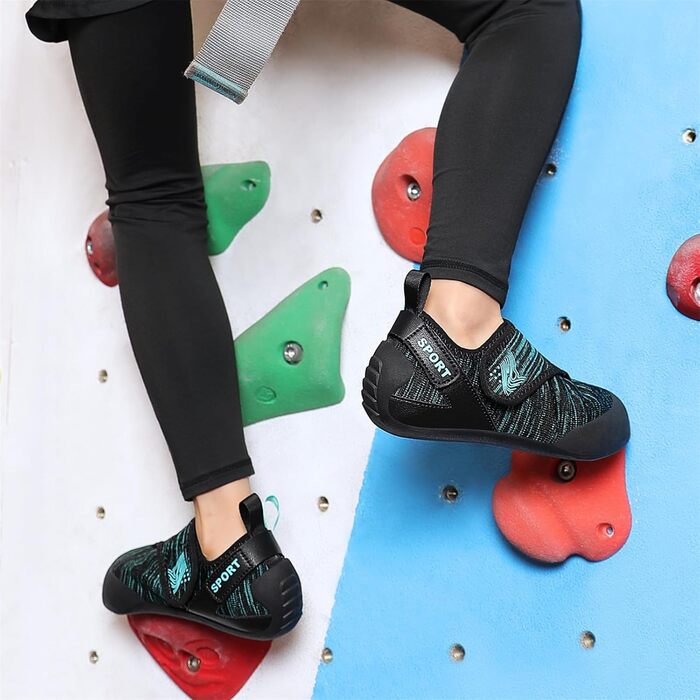 Дитячі скелелазні туфлі для початківців, легкі, для боулдерингу, Indoor, 38 EU, Blue/Blau