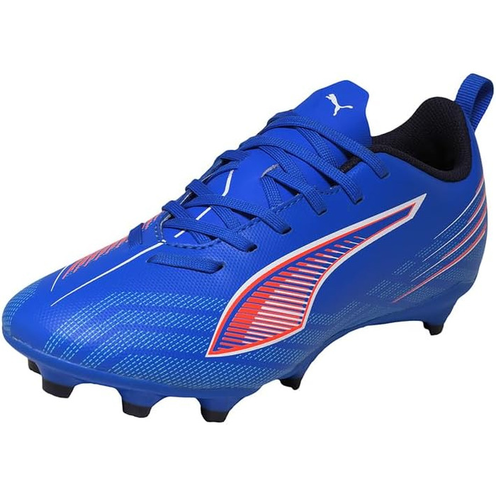 Дитячі футбольні бутси PUMA Ultra 6 Play FG/AG Jr - блакитно-біло-червоні (29 EU)