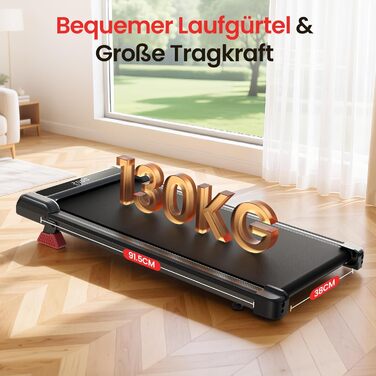 Бігова доріжка Walking Pad з нахилом для дому та офісу - електричний тренажер для ходьби, портативний Walkpad з LCD-дисплеєм, чорний