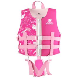 Дитячий рятувальний жилет Kinder Schwimmweste Neopren, рожевий, L (6-9 років / 30-35 кг)