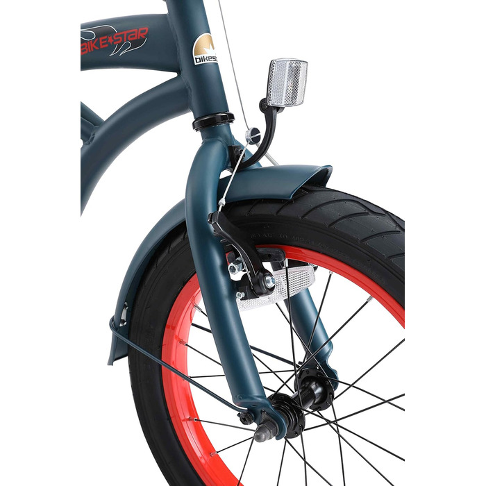 Дитяче велосипед BIKESTAR для хлопчиків 4-5 років | 16-дюймовий круїзний велосипед | Велосипед для дітей | Без ризику - протестуйте