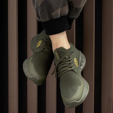 Кросівки для чоловіків: бігові, спортивні, тенісні, для занять фітнесом та прогулянок (44 EU, Зелений)