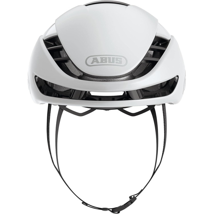 ABUS Шолом для шосейної їзди Gamechanger 2.0 - Аерошолом преміум-класу, білий (polar white), розмір L (57-61 см)