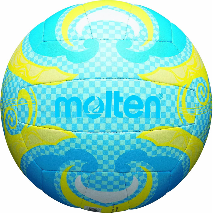 Волейбольний м'яч Molten 5, синьо-жовтий, для ігор
