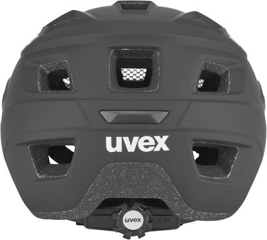 Велошолом Uvex Access чорний для жінок і чоловіків, легкий, регульований розмір 52-57 см, покращена вентиляція, MTB