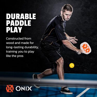 Набір для піклболу ONIX Recruit Starter: 2 ракетки й 2 м’ячі, білий