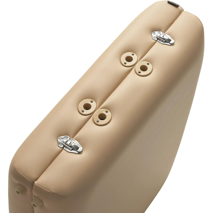 Складаний масажний стіл Master Massage Del Ray 71 см, термо-верх, бежевий (пісочний колір), мобільний