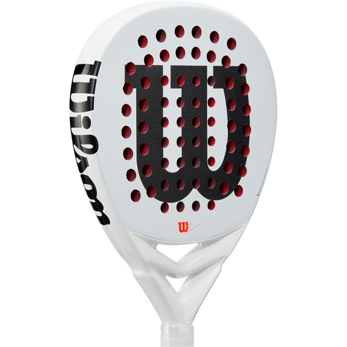 Падель ракетка Wilson Bela LT V2.5, карбон/EVA, 355 г, біла