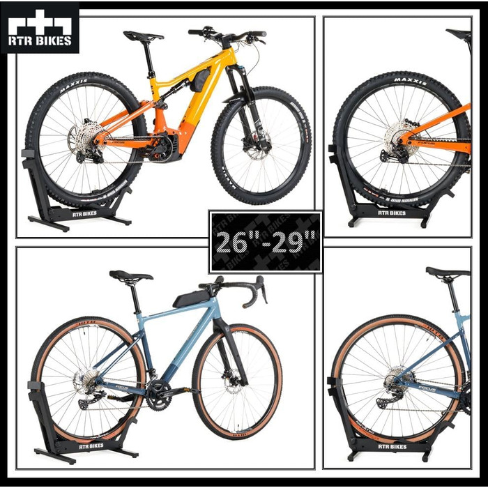 RTR BIKES Brutus: професійний стійкий тримач для велосипеда - для гаража, дому, веломагазину