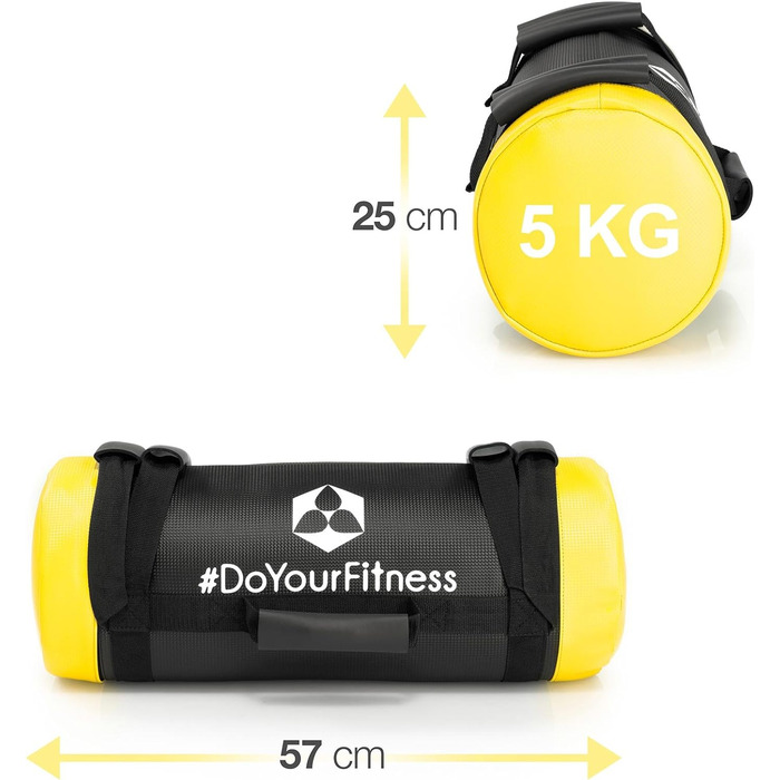 Фітнес мішок Power Bag Carolous 5-30 кг для функціонального тренування, силових і кардіо вправ, нейлонова оболонка з посиленими швами
