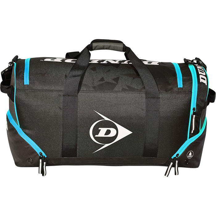 Сумка для тенісу Dunlop Performance Holdall 2017, чорна-синя, 69x35x28 см