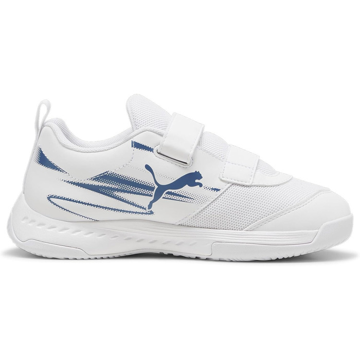 Дитячі кросівки для залу Puma Varion II V Jr Indoor Court Shoe, білі/сині, р. 34 EU