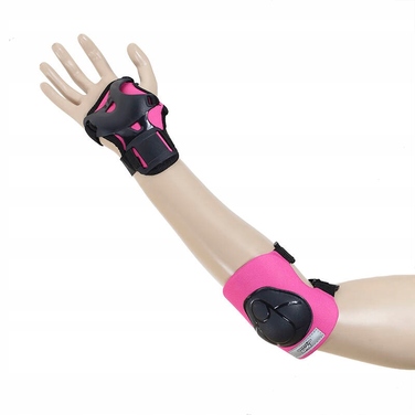 Дитячий захисний комплект METEOR: шолом та набір захисників для роликів, велосипеда та скейта