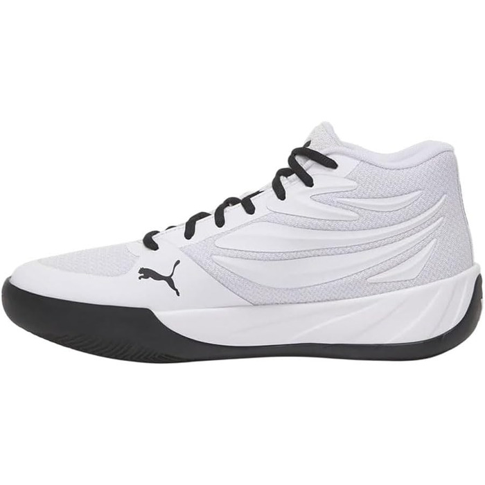 Кросівки PUMA Court Pro для чоловіків, баскетбольні, 45 EU, білий/чорний