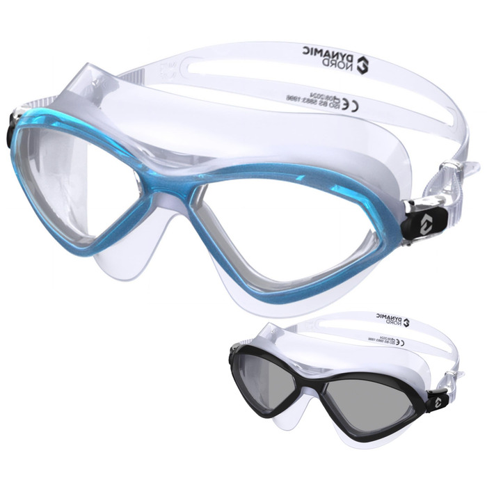 Окуляри для плавання Endurance: Антифог, Антиподряпини, UV400, Панорамний огляд (Aqua/Прозорі)