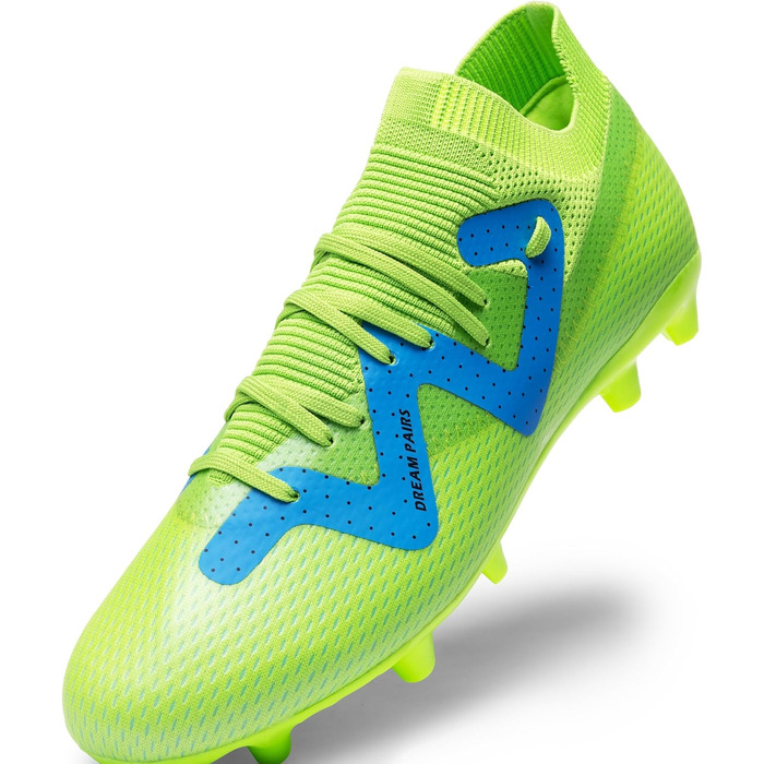 Чоловічі футбольні бутси DREAM PAIRS - професійні, для тренувань та гри на вулиці, 46 EU, неоново-зелені