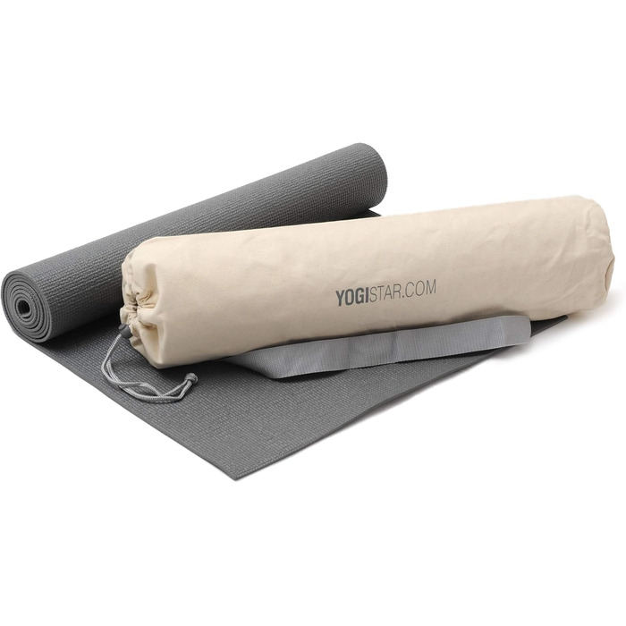 Набір для йоги Yogistar Starter: килимок та сумка, графіт