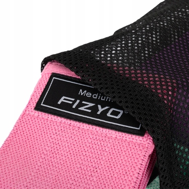 Набір фітнес-резисторів Fizyo (рожеві), 3 шт., 80 мм, 8-32 кг