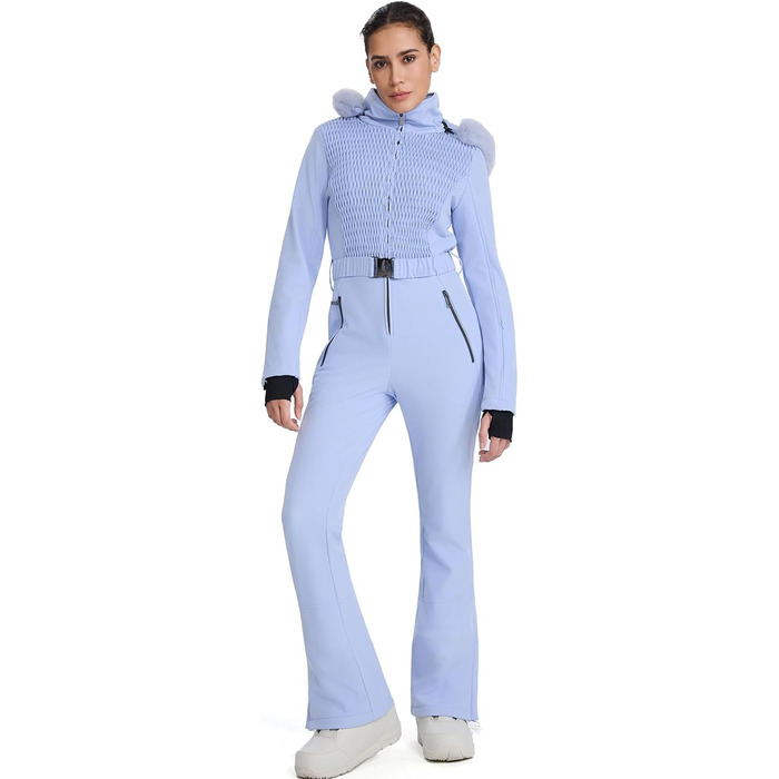 Комплект для сноубордингу та катання на лижах HOTIAN Daen: водонепроникний, вітронепроникний костюм (L, блакитний)