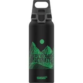 SIGG Алюмінієва пляшка для води WMB ONE, для газованих напоїв, герметична, легка, BPA-free, для туризму, 0,75 л та 1 л