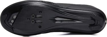 Велотуфлі для чоловіків та жінок: MTB, шосе, сумісні з Peloton та Look ARC Delta. Lock-система Look SPD SPD-SL Delta. Розмір 44 EU, чорний колір