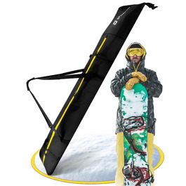 Чохол для сноуборду STYNGARD Whistler з ролтопом (140-190 см) - чорно-жовтий, водонепроникний