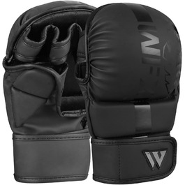 Боксерські рукавички WFX для MMA, боротьби, муай-тай та кікбоксингу з відкритою долонею та регульованою підтримкою зап'ястя