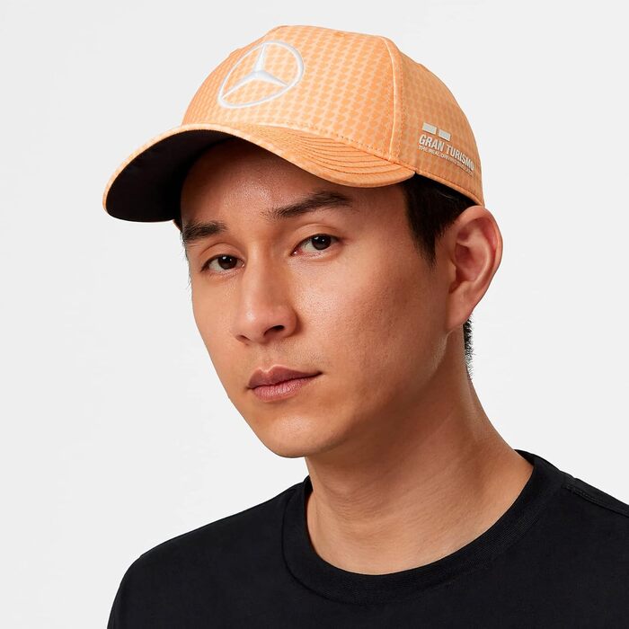 Кепка Mercedes AMG Petronas Formula One Team 2023 Lewis Hamilton, універсальний розмір, колір Peach