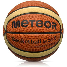 Дитячий баскетбольний м’яч meteor® Cellular PRO, розмір 5/6/7, м'який та зручний для дітей, для тренувань і школи, з рельєфною поверхнею