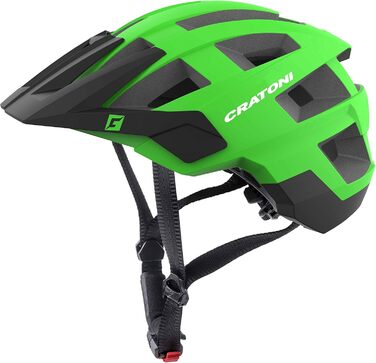 Велосипедний шолом Cratoni AllSet MTB, унісекс, неоново-зелений, універсальний розмір