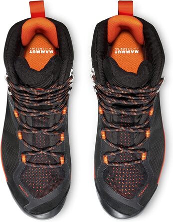 Чоловічі трекінгові черевики Mammut Sapuen High GTX® 41 1/3 EU Black Hot Red