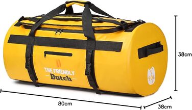 Велика спортивна сумка Duffel 90L, водонепроникна, для чоловіків, рюкзак та дорожня сумка, жовта