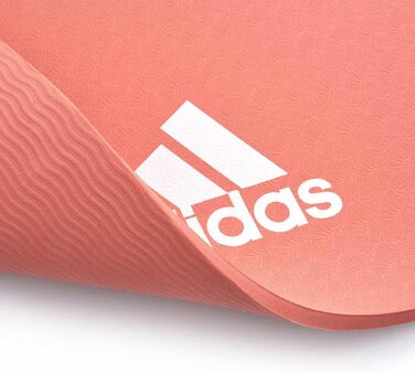 Килимок для йоги Adidas, нековзний, 8 мм, без ПВХ, 176×61 см, для йоги та пілатесу, різні кольори
