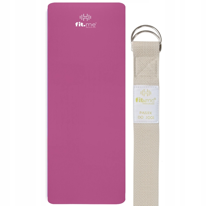 Килимок для фітнесу Fit.Me, 182 см x 60 см, рожевий