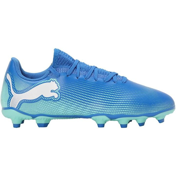 Дитячі футбольні кросівки PUMA Hyperlink Blue Mint Puma White, 28 EU