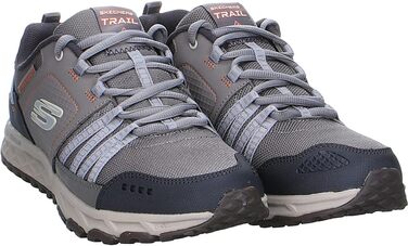 Чоловічі кросівки Skechers Escape Plan - шкіряні, сірі, розмір 48.5 EU