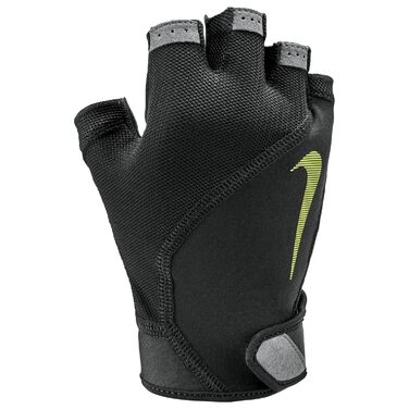 Рукавиці спортивні Nike Elemental Fitness для тренувань у залі, чорно-сірі, розмір S