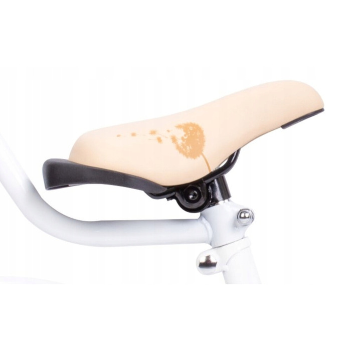 Дитячий велосипед SUN BABY Flower Bike 16 дюймів для дівчинки, біло-бежевий