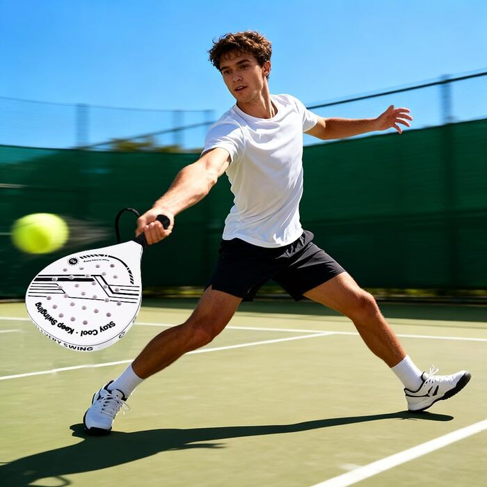 Набір для пляжного тенісу Padelschläger 2 шт. ABS/EVA, з м'ячами та сумкою для перенесення - для дорослих, пляж, басейн, подвір'я