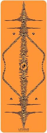 Liforme Zodiac Tiger – Еко-йога-мат, нековзкий, з унікальною розміткою, біорозкладний