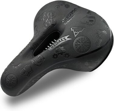 Велосипедне сідло HUGEOAKS для чоловіків та жінок: комфортне, універсальне для MTB, шосе, фітнесу, BMX та міста