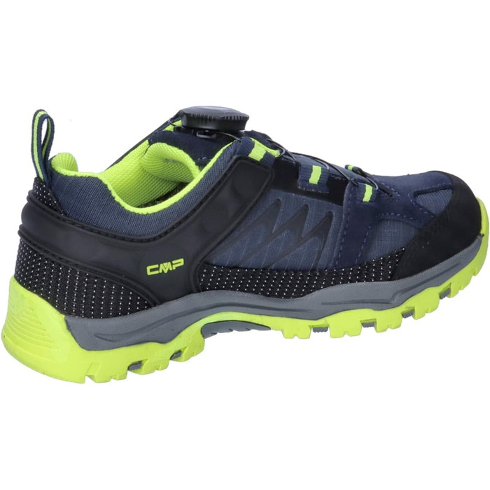Дитячі трекінгові черевики CMP Kiruna FITGO WP, розмір 37 EU, синьо-жовтий флуоресцентний