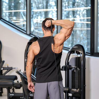 Набір еспандерів Gymtek 5 Fitnessband: стрічки, петлі для ніг, дверний анкер, сумка – для фітнесу та тренувань