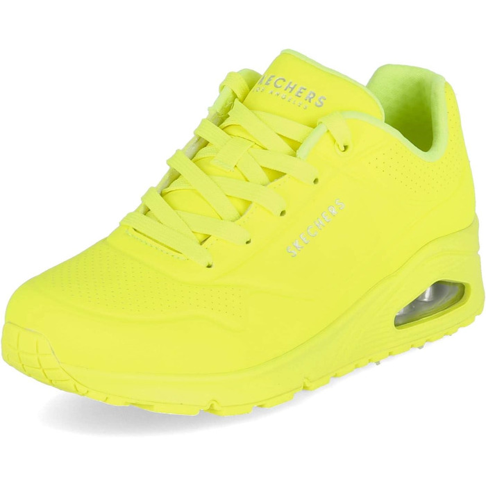 Кросівки жіночі Skechers UNO Night Shades Neon Yellow Durabuck 42 EU