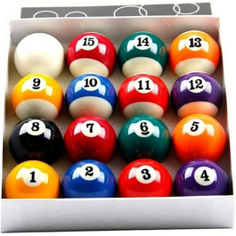 Набір для більярду Pegasi AA Grade Poolballset - 16 кульок, 57.2 мм, фенолхарц, поліровані, довговічні